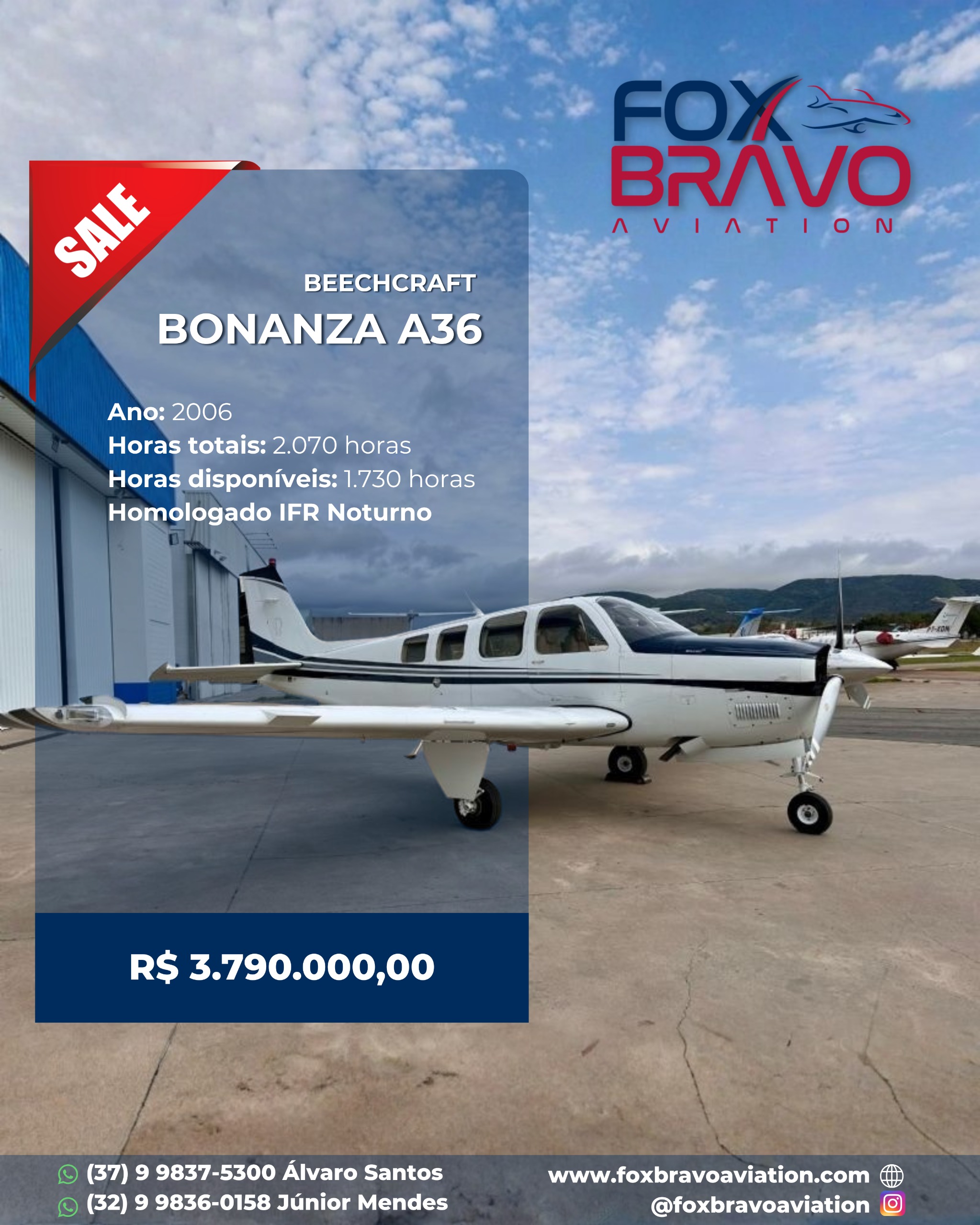 Aeronave 2006 – BONANZA A-36